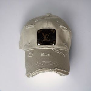 Distressed Baseball Cap w/ Luxe Patch
